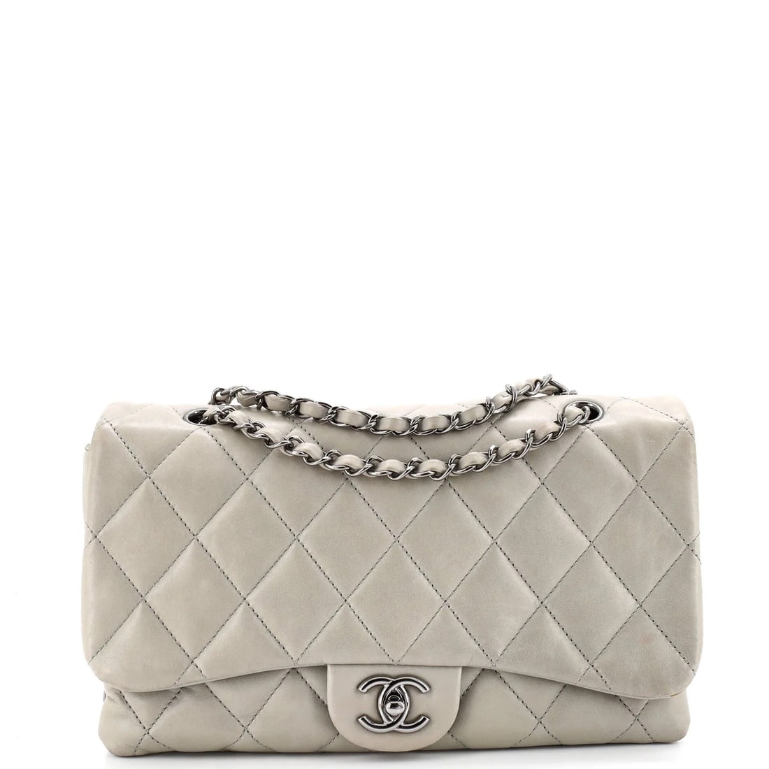 Chanel 3 Flap Bag Quilted Lambskin Medium (1 of 7)