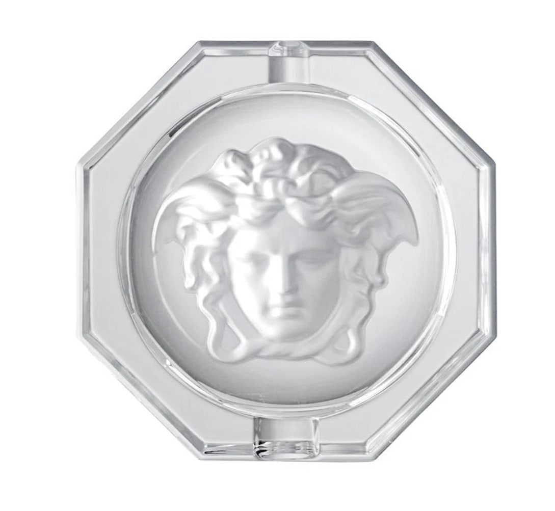 Versace Rosenthal Medusa Lumiere Ashtray 16 cm (6.30") - Official Versace: Condition: New: A brand-new, unused, unopened, undamaged item in its original packaging (where packaging is applicable). Packaging should be the same as what is found in a retail store, unless the ite