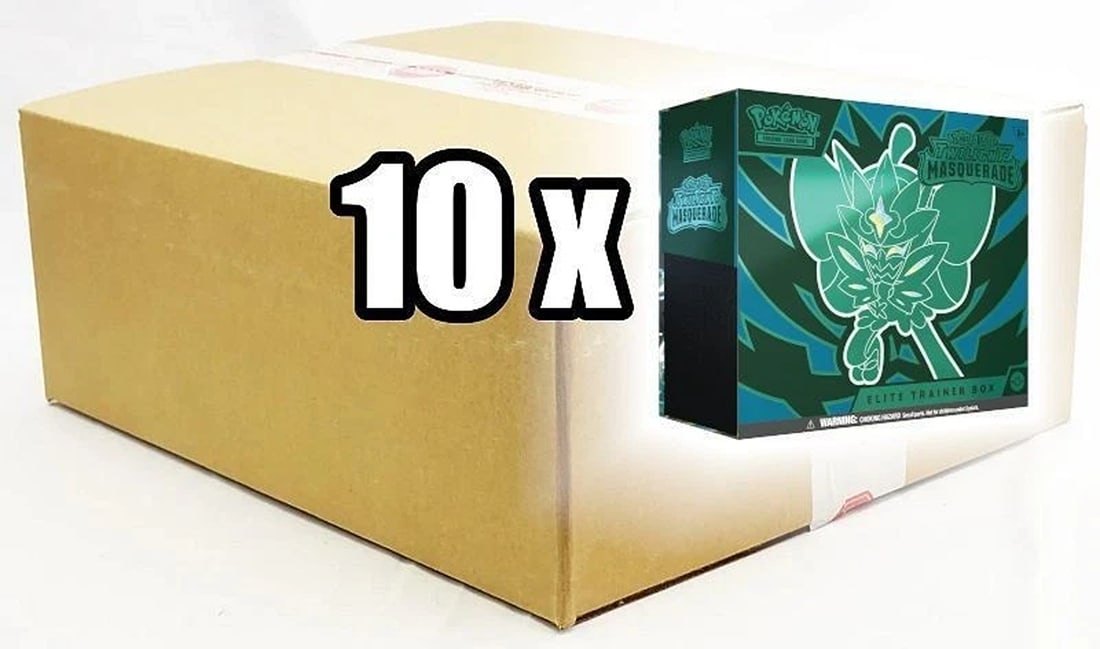 Pokemon TCG S&V Twilight Masquerade Elite Trainer 10 Box CASE ETB Sealed: Condition: New/Factory Sealed: A brand-new, unused, unopened, undamaged item (including handmade items).. ,Country of Origin: United States,Card Size: Standard,Autographed: No,Set: SV06: Twilight