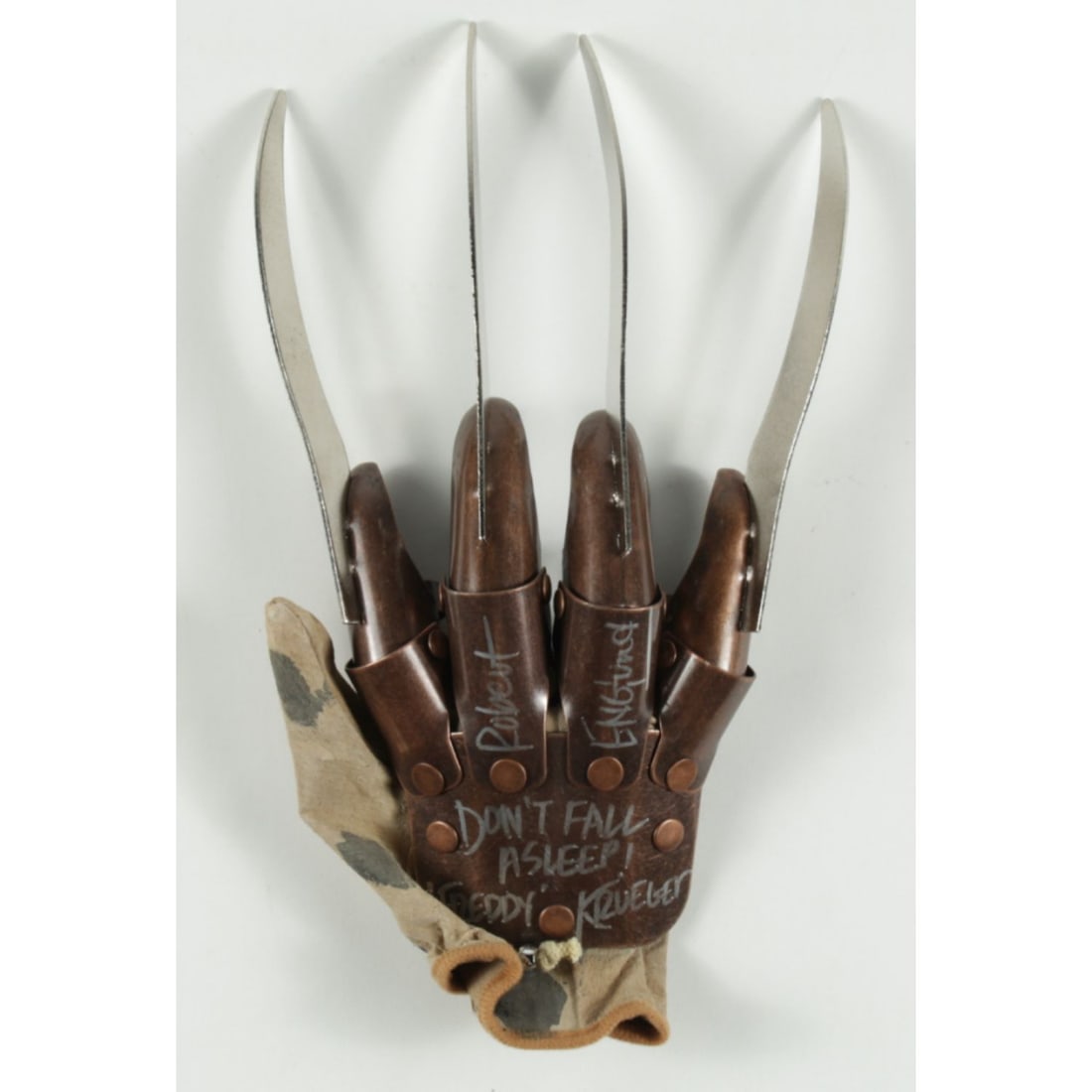 Robert Englund Signed "A Nightmare on Elm Street" Freddy Krueger Supreme Edition Metal Replica Glove (1 of 1)