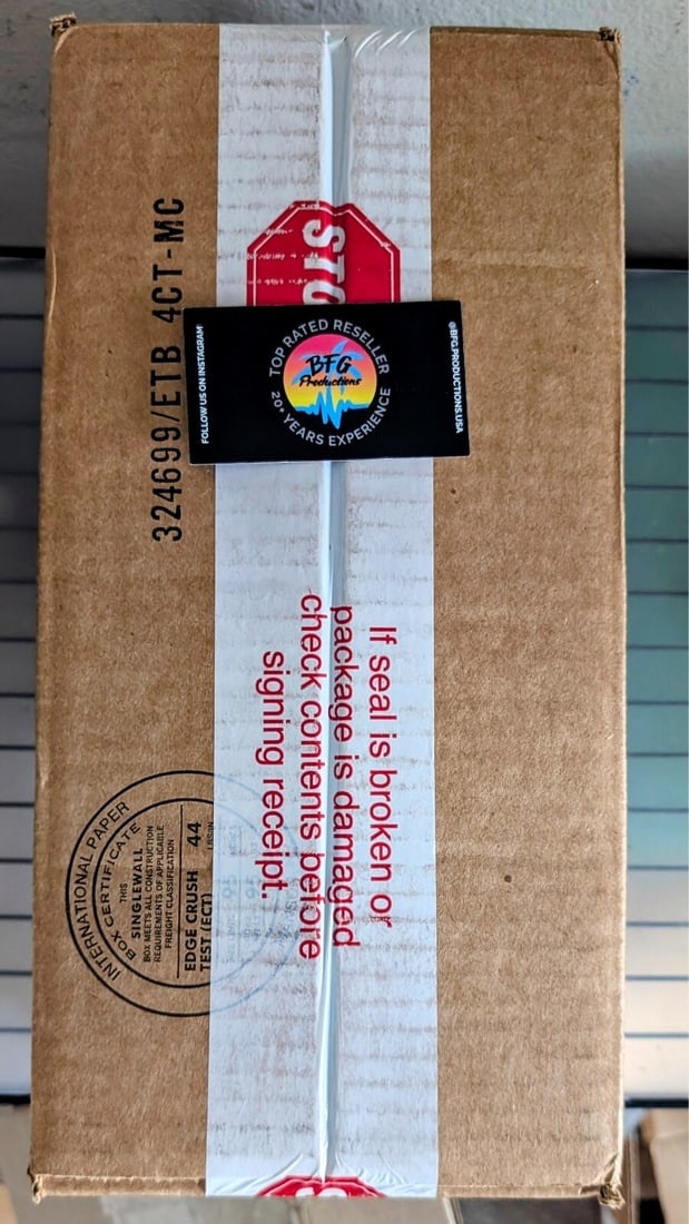 Pokemon Center Prismatic Evolutions Exclusive Sealed Case Of 4 ETB - SHIPS TODAY (1 of 1)