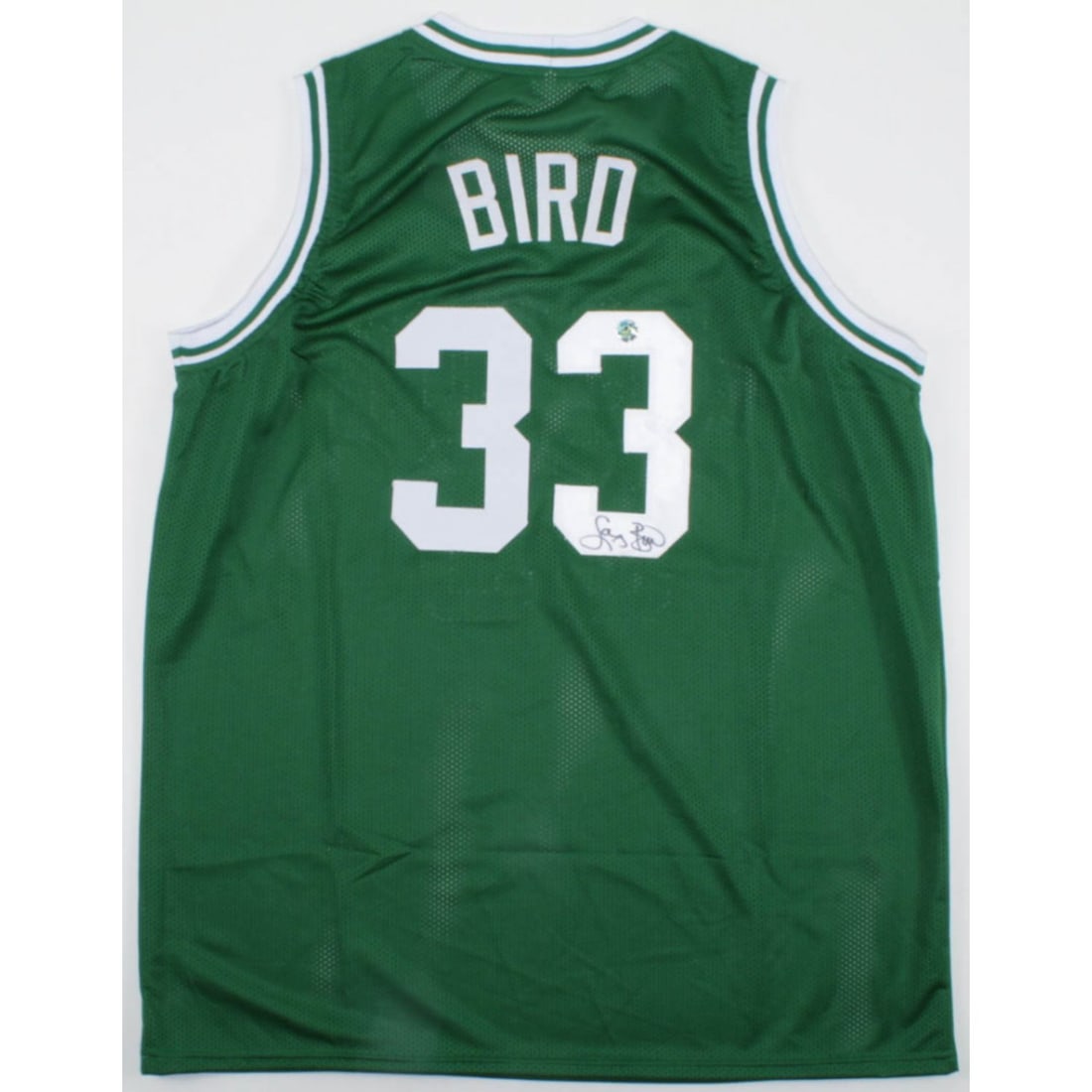 Larry Bird Signed Jersey (Bird Hologram) (1 of 1)