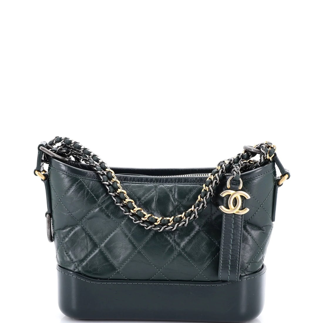 Chanel Gabrielle Hobo Quilted Aged Calfskin Small: Chanel Gabrielle Hobo Quilted Aged Calfskin Small