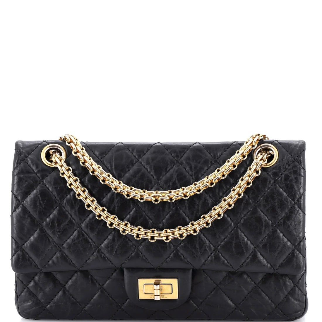 Chanel Reissue 2.55 Flap Bag Quilted Aged Calfskin 225 (1 of 2)
