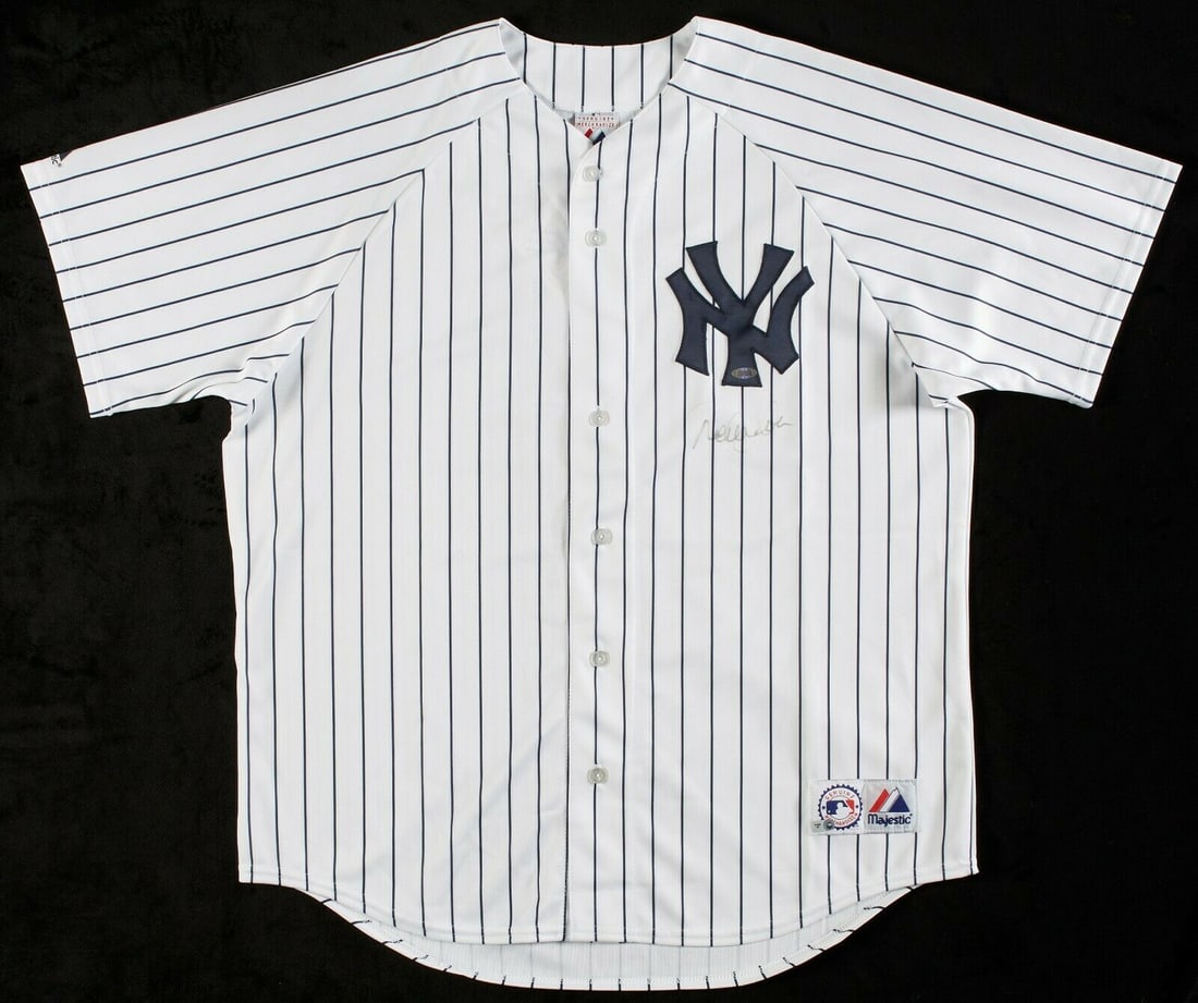 Derek Jeter Signed Authentic Majestic New York Yankees Jersey Steiner COA (1 of 2)