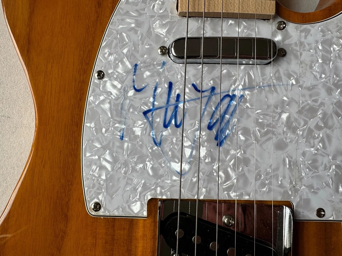 Mick Jagger Signed Guitar (PSA LOA) - 5