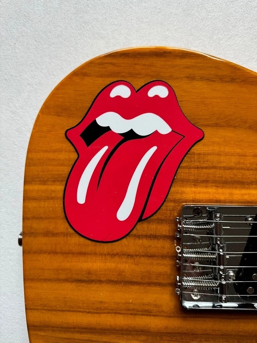 Mick Jagger Signed Guitar (PSA LOA) - 8