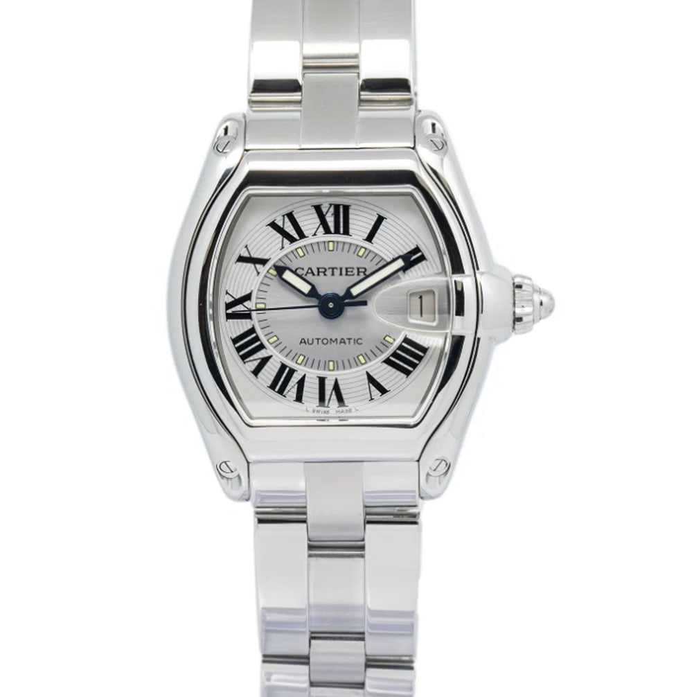 Cartier Roadster 2510 W62000V3 Stainless Steel Silver Dial Automatic Men's 38mm (1 of 4)