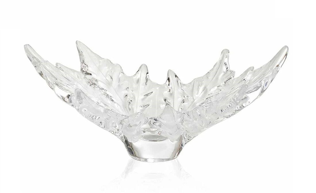 LALIQUE CHAMPS-ELYSEES SMALL CLEAR BOWL #10599000 BRAND NEW IN BOX (1 of 2)