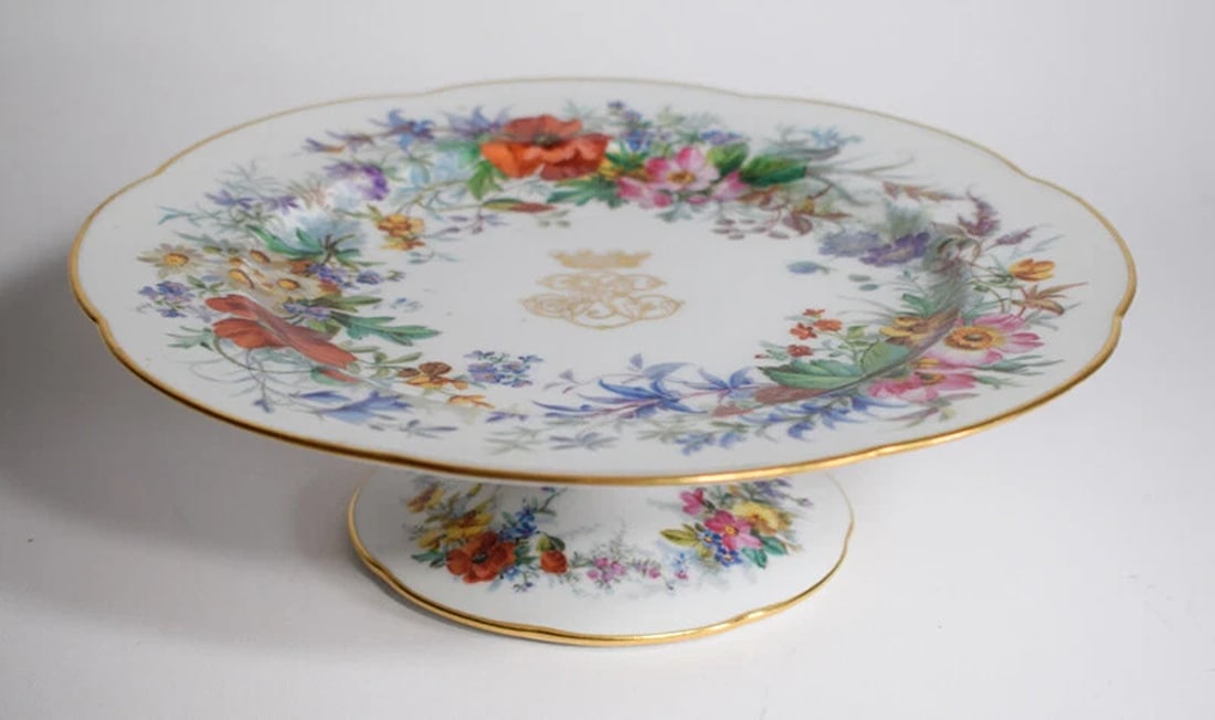 Jacquel Hand Painted Paris Porcelain Compote (1 of 7)