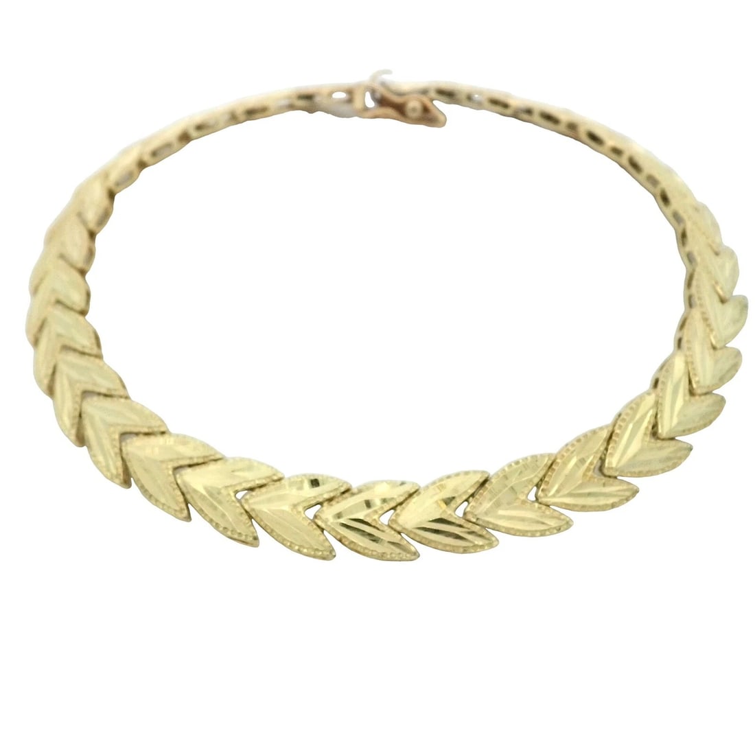 V-Line Bracelet In 14K Yellow Gold (1 of 7)