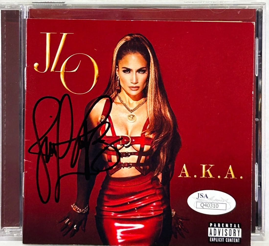 J LO JENNIFER LOPEZ Signed Autograph CD "AKA" JSA COA: Industry: Music,Signed: Yes,Autograph Authentication: James Spence (JSA),Object Type: CD & Booklet,Original/Reproduction: Original