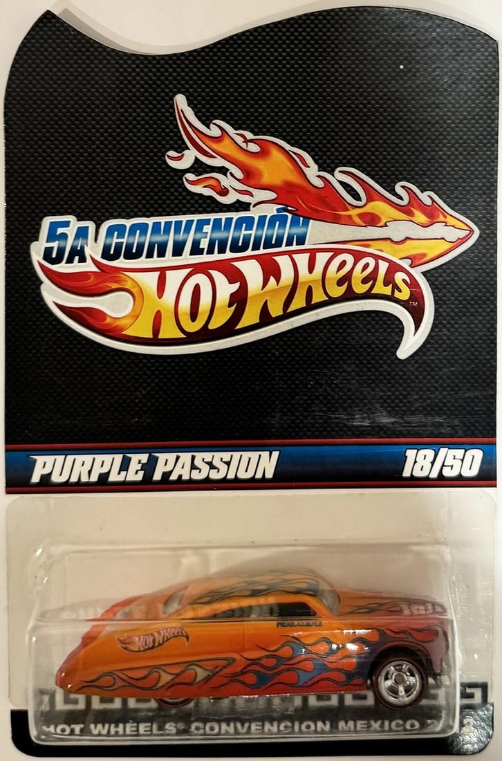 PASSION Hot Wheels 2012 Mexico Convention 18/50 EXTREAMLY RARE Code-3 Car (1 of 3)