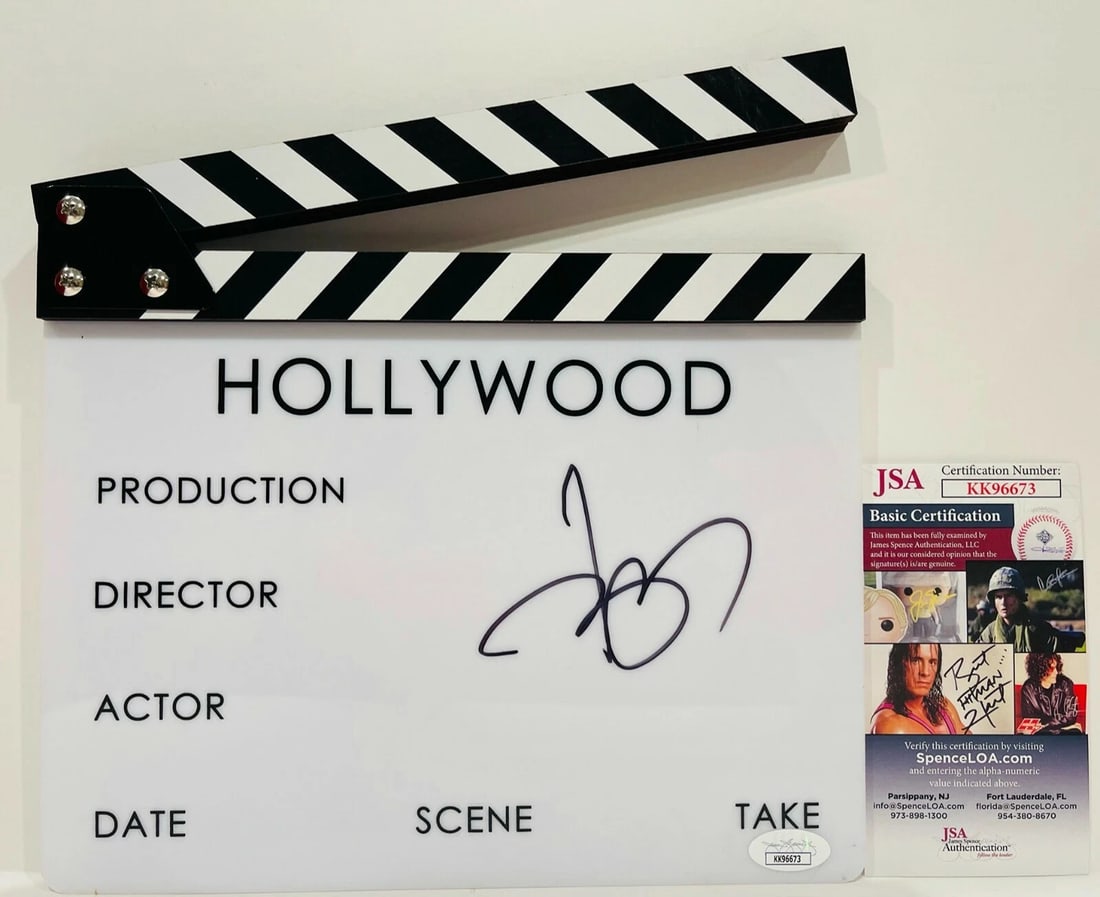 JOHNNY DEPP Signed Autograph Directors Clapboard JSA (1 of 1)