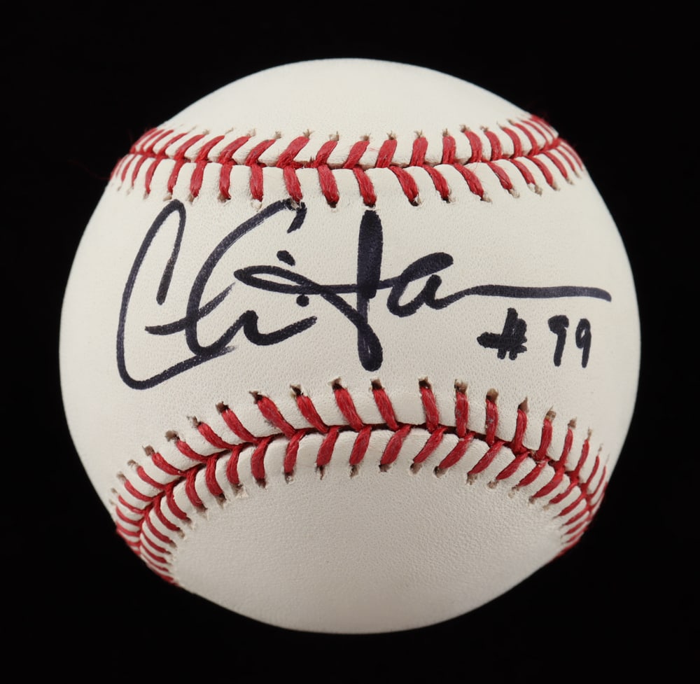 Charlie Sheen Signed OML Baseball Inscribed "#99" (JSA COA): Charlie Sheen Signed OML Baseball Inscribed "#99" (JSA COA)