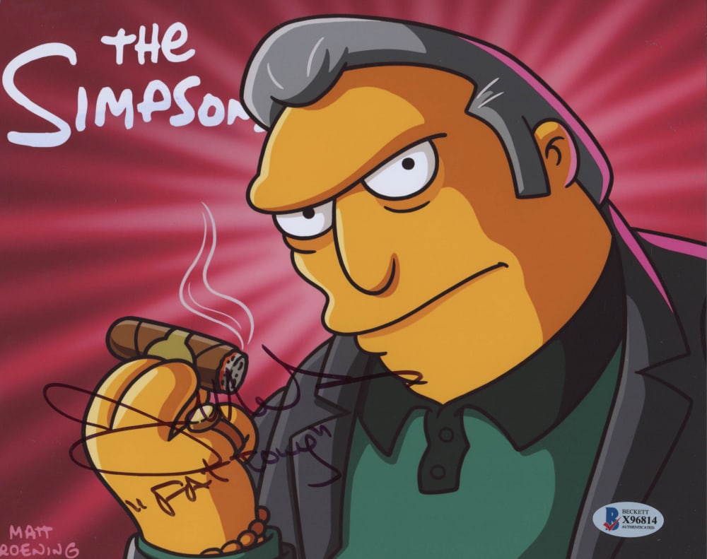 Joe Montegna Signed "The Simpsons" 8x10 Photo Inscribed "Fat Tony" (Beckett COA) (1 of 1)