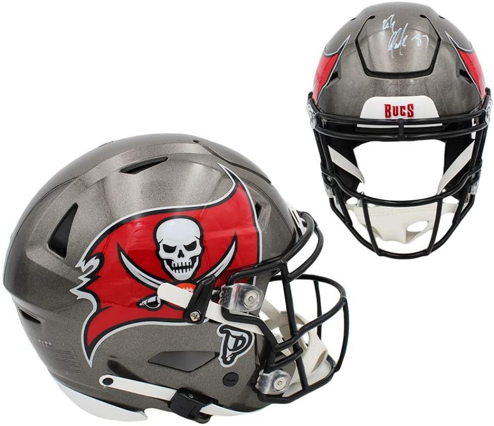 Rob Gronkowski Signed Buccaneers Full-Size Helmet JSA COA (1 of 1)