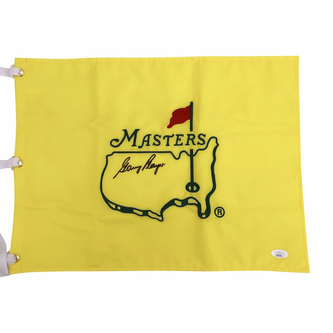 Gary Player Signed Masters Flag (JSA) (1 of 1)