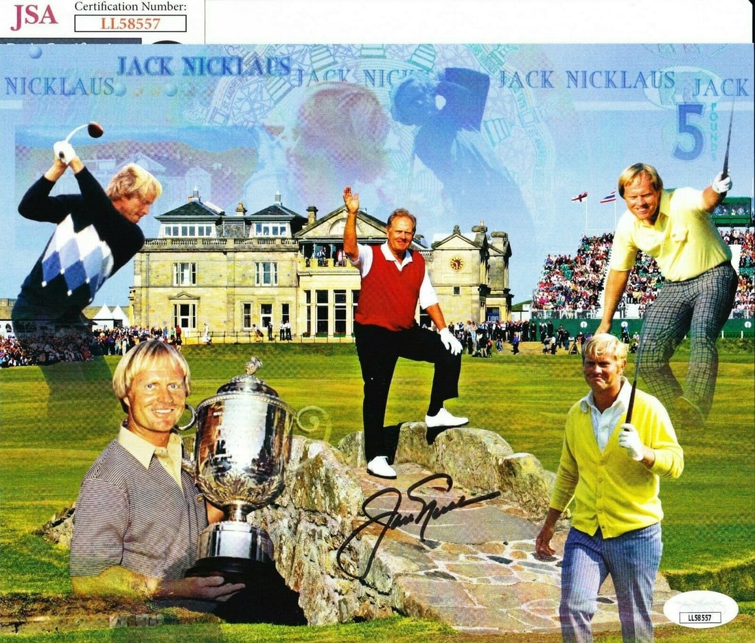 JACK NICKLAUS Signed Autograph 8x10 Photo Golf JSA COA (1 of 1)