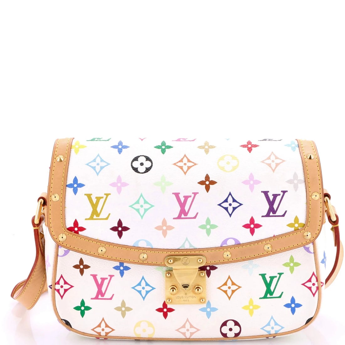Louis Vuitton Sologne Handbag Monogram Multicolor: Condition: Pre-owned - Good,Brand: Louis Vuitton,Exterior Material: Canvas Coated,Style: Cross Body Bags,Exterior Color: Multicolor,Department: Women,Size: Unknown,Accessories: Dust BagCondition: Good
