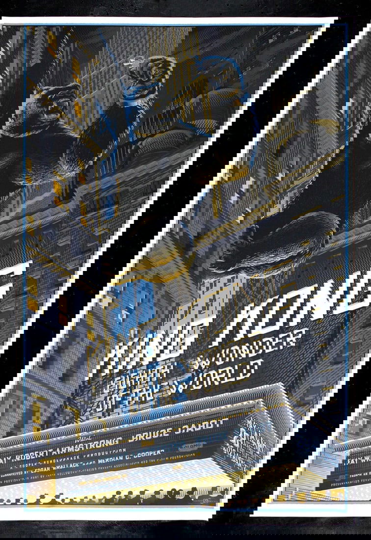 KING KONG RARE MONDO ALAMO DRAFTHOUSE MOVIE POSTER 2012  (1 of 2)