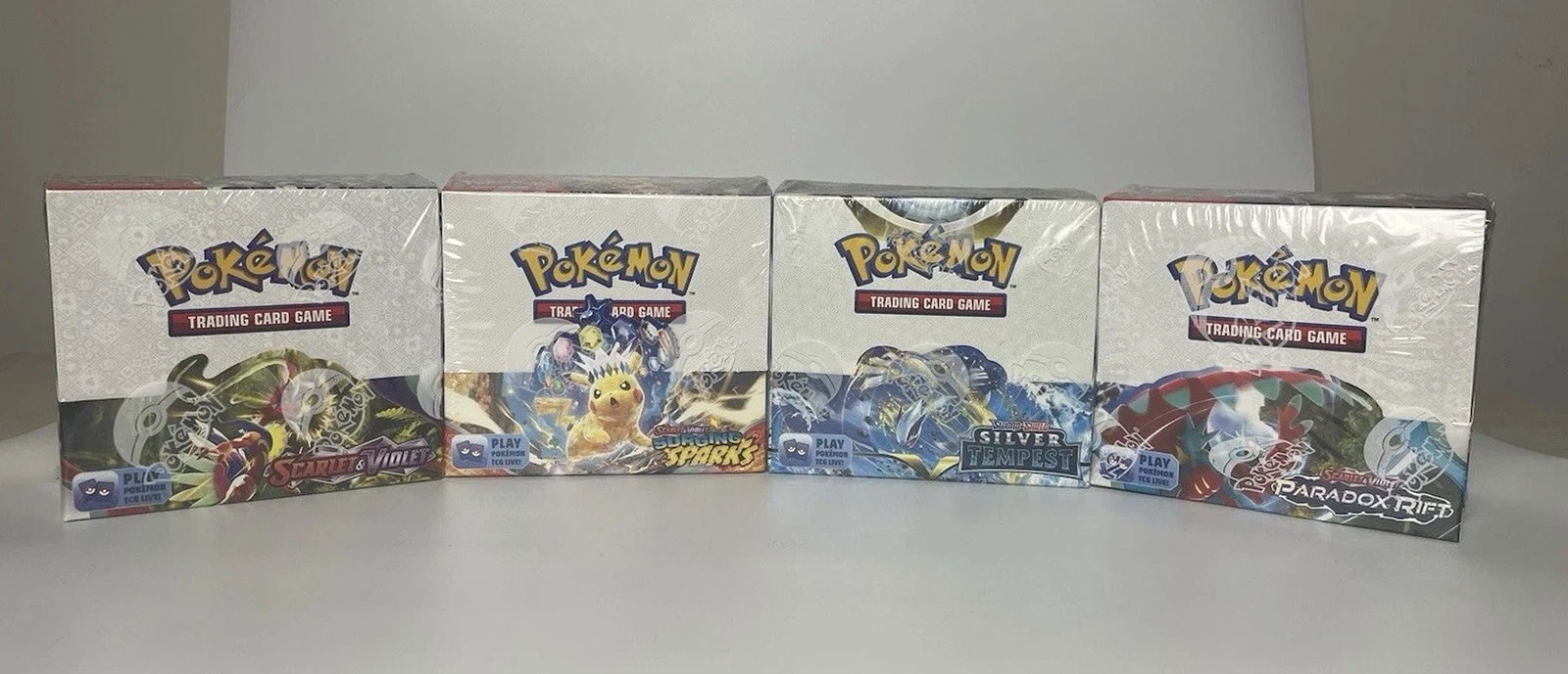 Pokemon Booster Box Lot Silver Tempest Surging Sparks Paradox Rift S&V Base (1 of 20)