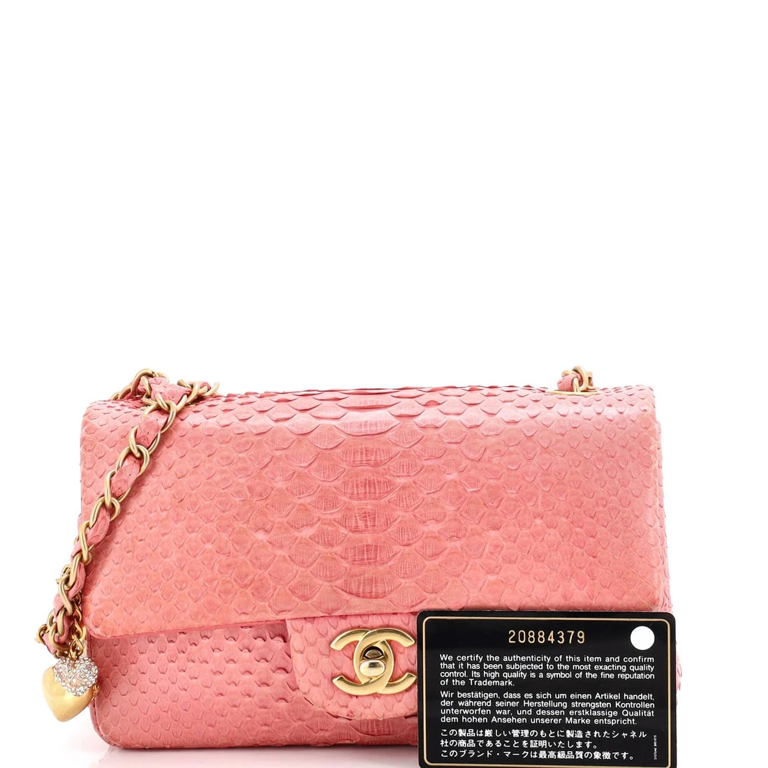 Chanel Classic Single Flap Bag Python Mini - 2