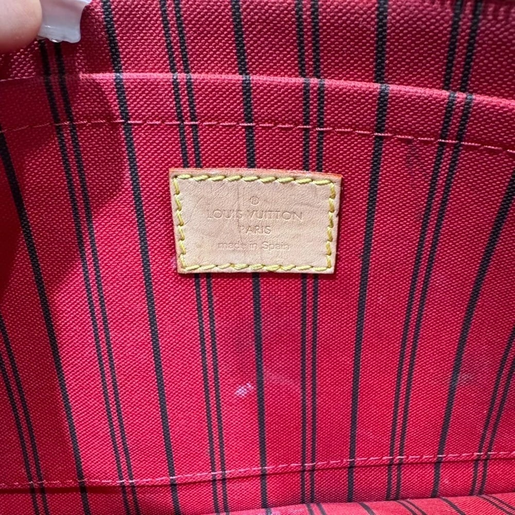 Louis Vuitton Monogram Wristlet with Cherry Interior - 11