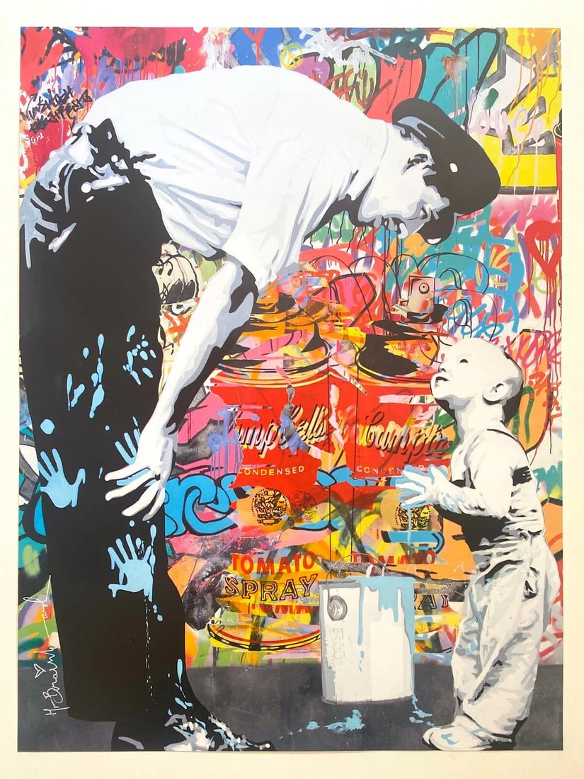 MR. BRAINWASH RARE LITHOGRAPH PRINT POP ART POSTER~ (23 1/2" W X 31 1/2" H) (1 of 12)