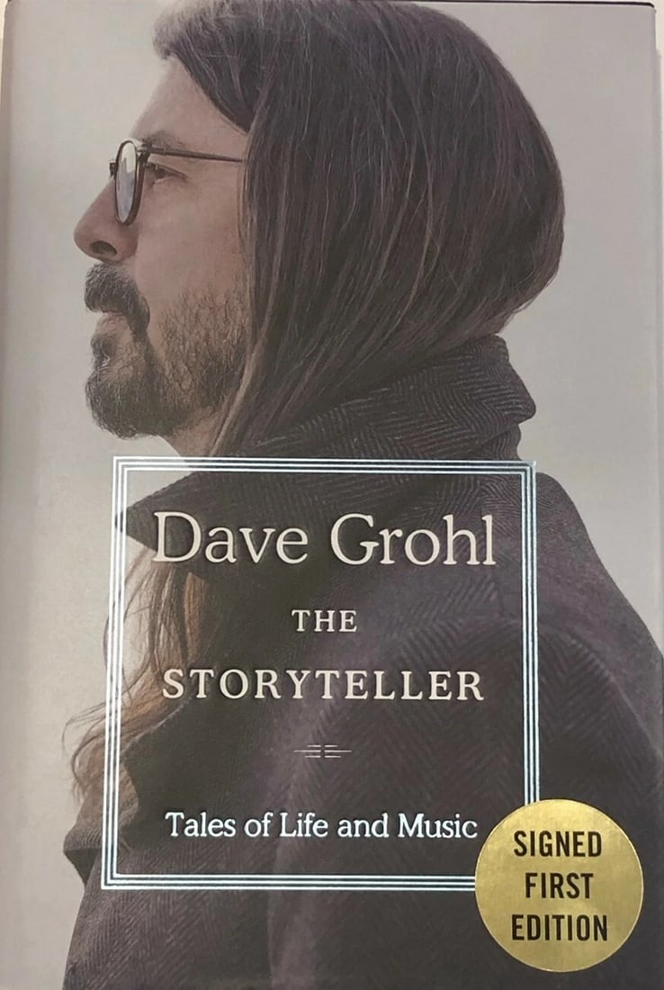 DAVE GROHL Signed Autograph 1st Ed Book "The Storyteller" JSA: Original/Reproduction: Original,Autograph Authentication: James Spence (JSA),Industry: Music