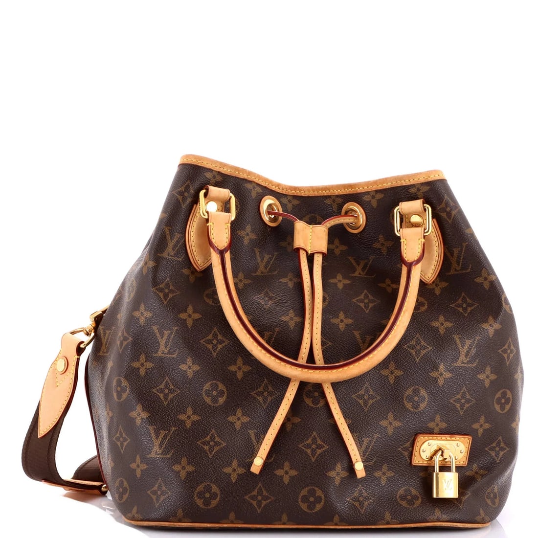Louis Vuitton Neo Shoulder Bag Monogram Canvas: Condition: Pre-owned - Good,Brand: Louis Vuitton,Exterior Material: Canvas Coated,Style: Satchels,Exterior Color: Brown,Department: Women,Size: Unknown,Accessories: Lock, With Strap