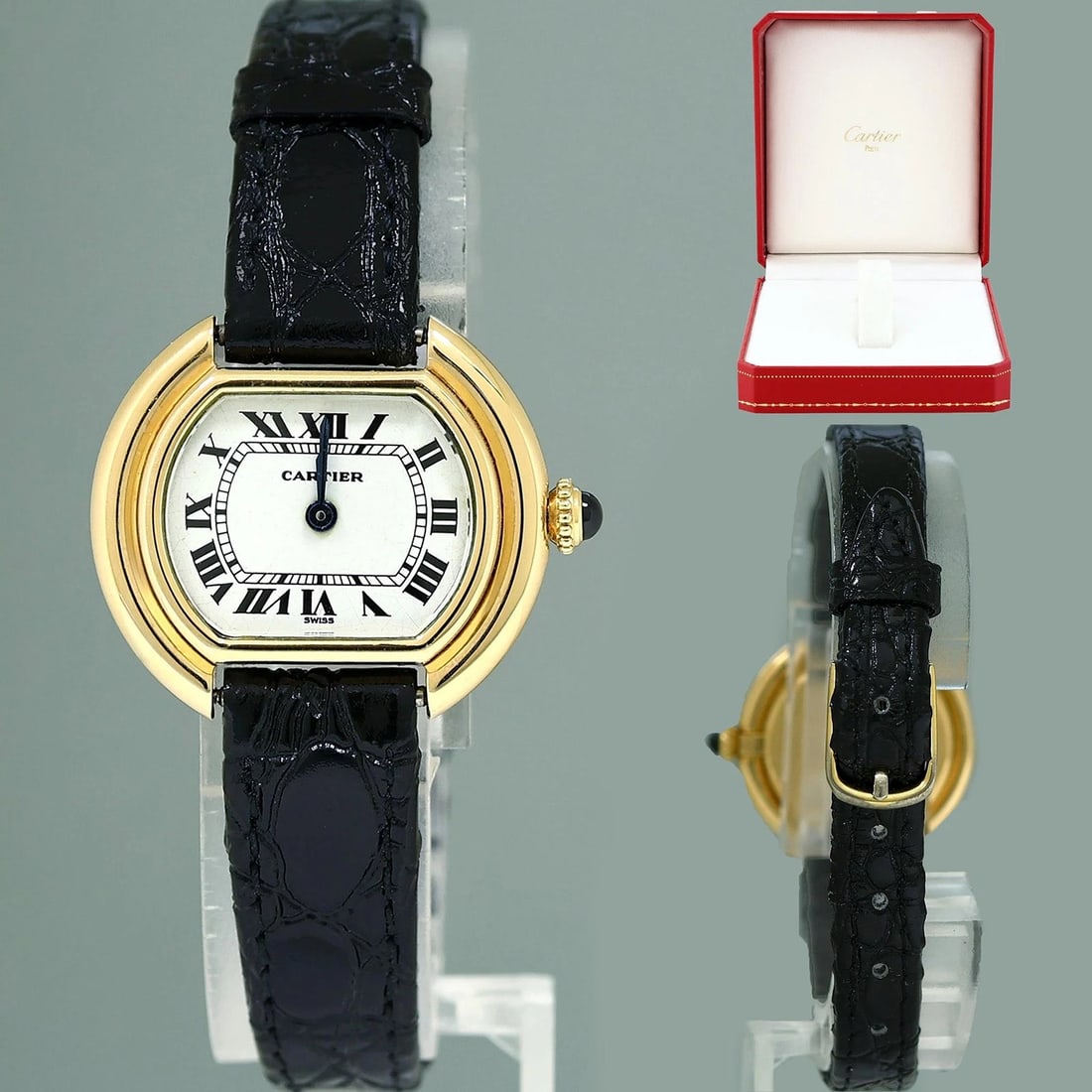 Ladies Vintage Cartier Ellipse 6708 18K Yellow Gold 26mm Watch: Condition: Pre-owned - Excellent,Brand: Cartier,Department: Women,Type: Wristwatch