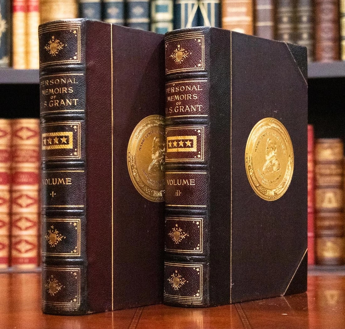 1885 1stED Personal Memoirs of U.S. GRANT Civil War Abraham Lincoln Fine Leather: Country of Origin: United States,Binding: Leather,Language: English,Original/Facsimile: Original,Place of Publication: New York,Special Attributes: 1st Edition, Illustrated, Fine Leather Bindings, Rar