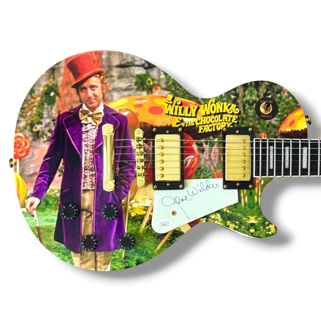 Gene Wilder Signed Guitar Custom JSA COA Willy Wonka & The Chocolate Factory (1 of 3)