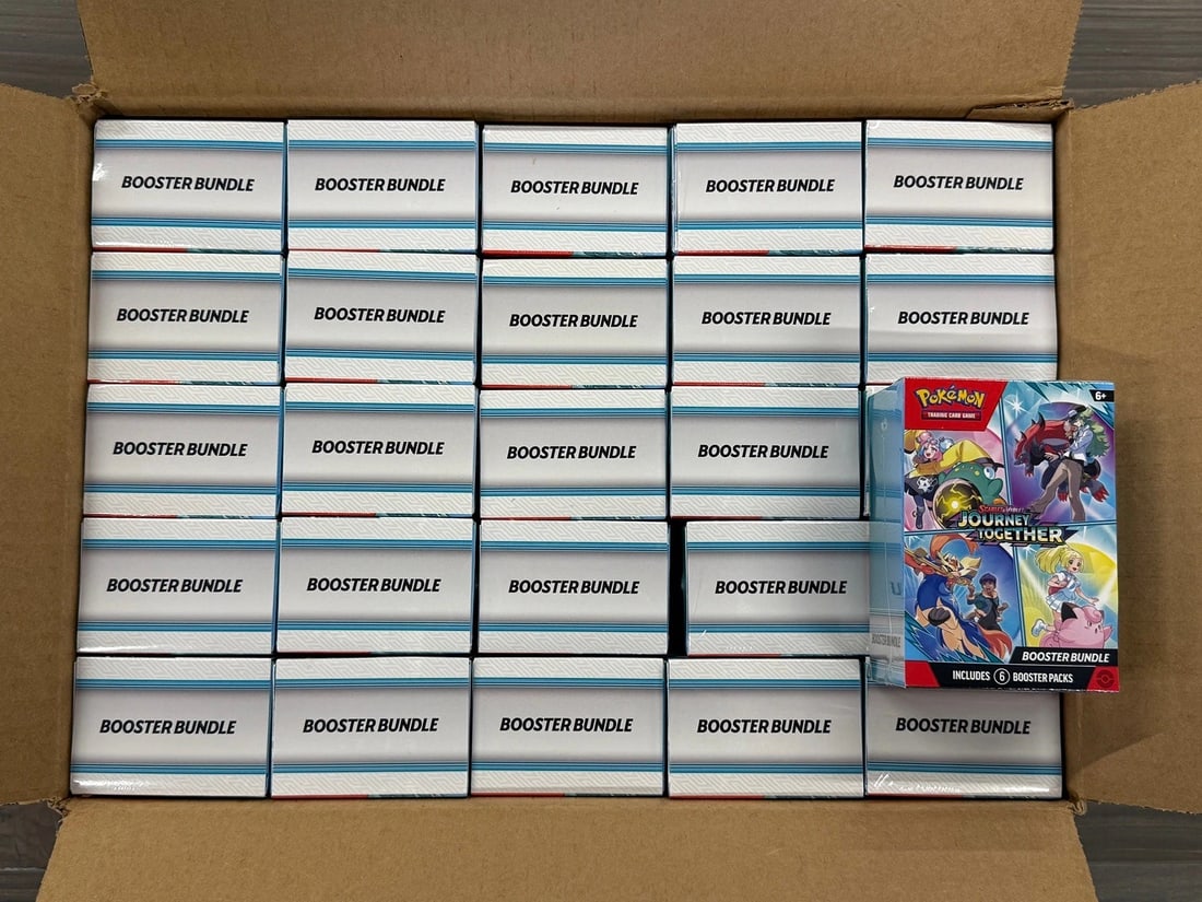 Pokemon Journey Together (SV09) Booster Bundle CASE! 25 Bundles - 150 Packs: Condition: New/Factory Sealed: A brand-new, unused, unopened, undamaged item (including handmade items). See the seller's listing for full details. ,Set: Prismatic Evolutions,Game: Pokémon TCG,Featur
