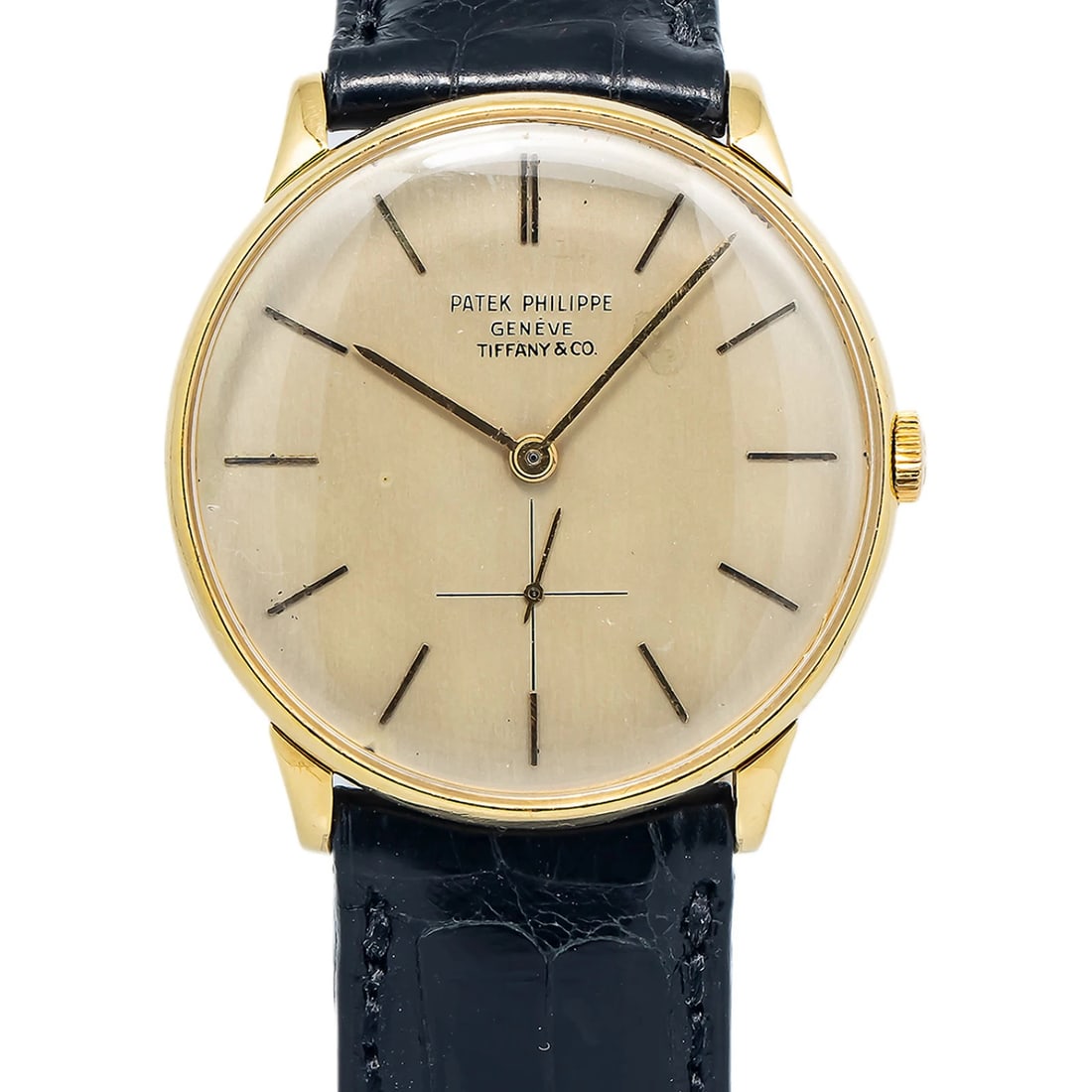 Patek Philippe Tiffany&co 2573 RARE With Archives Manual 18k Yellow Watch 33mm (1 of 6)