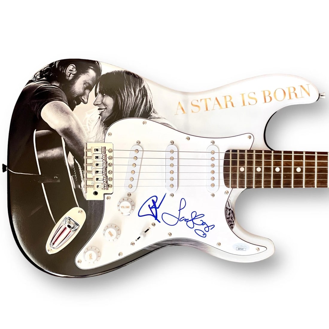 Lady Gaga Bradley Cooper Signed Guitar Custom Graphics JSA COA A Star is Born (1 of 2)