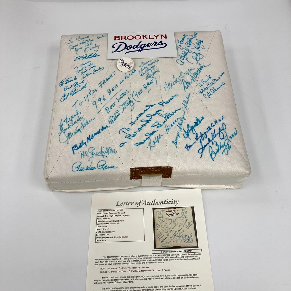 Sandy Koufax "From Lafayette To The H.O.F" Dodgers Legends Multi Signed Base JSA: Sport: Baseball,Player: Sandy Koufax,Signed: Yes,Original/Reprint: Original,Autograph Authentication: Professional Sports Authenticator (PSA),Product: Ball,Team: Los Angeles Dodgers