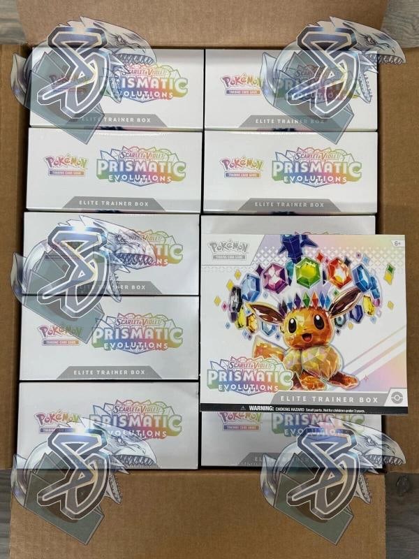 Pokemon Prismatic Evolutions (SV8.5) Elite Trainer Box Case FACTORY SEALED! - 2