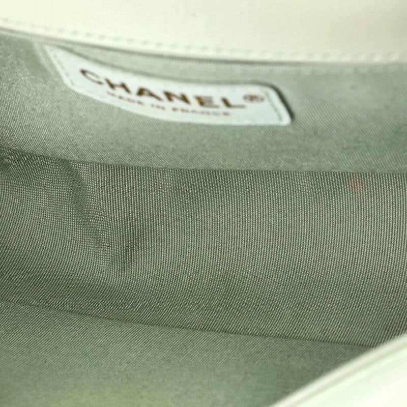 Chanel Boy Flap Bag Quilted Iridescent Glazed Calfskin Old Medium - 5