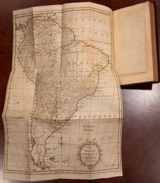 1783 The History of America William Robertson Fine Leather Bindings Folding Maps - 11