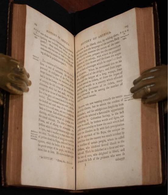 1783 The History of America William Robertson Fine Leather Bindings Folding Maps - 18