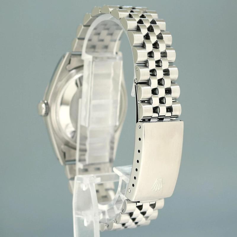 MINT Rolex DateJust 16234 Blue Diamond Jubilee White Gold Fluted 36mm Watch Box - 4