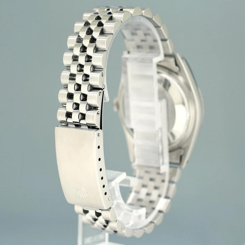 MINT Rolex DateJust 16234 Blue Diamond Jubilee White Gold Fluted 36mm Watch Box - 6