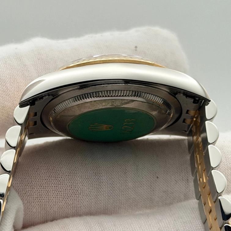 Rolex Datejust 16233 36mm Silver Dial 18k Yellow Gold Stainless Steel Jubilee - 7
