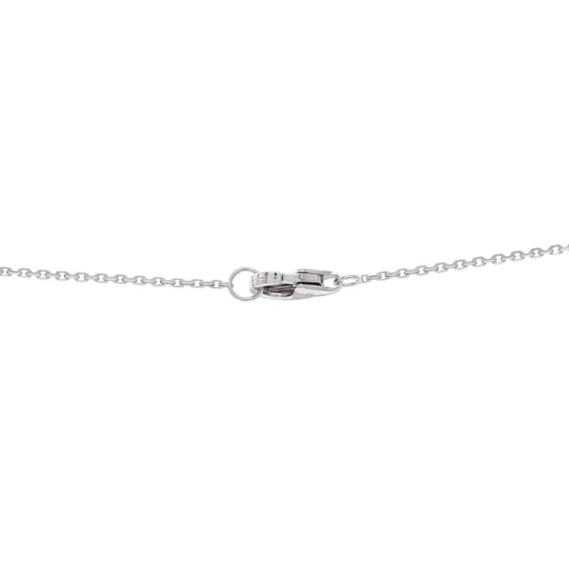 Cartier Trinity Pendant Necklace 18K White Gold with Diamonds and Ceramic Small - 4