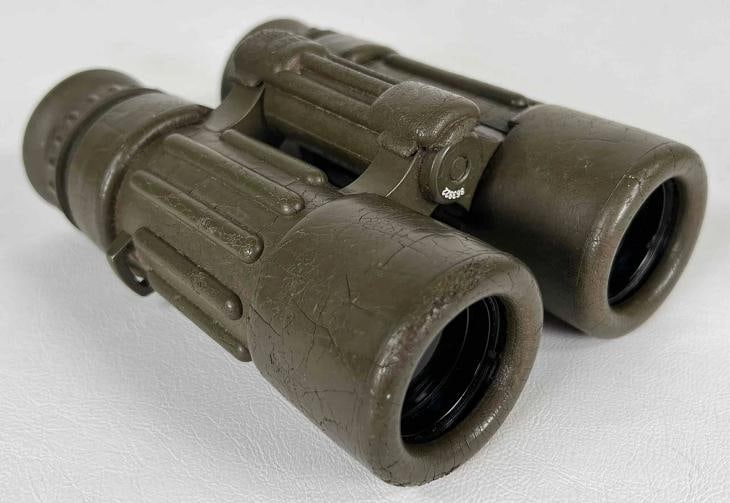 Vintage Carl Zeiss Dialyt 8x30B Army Olive Green Rubber Binoculars West Germany - 2