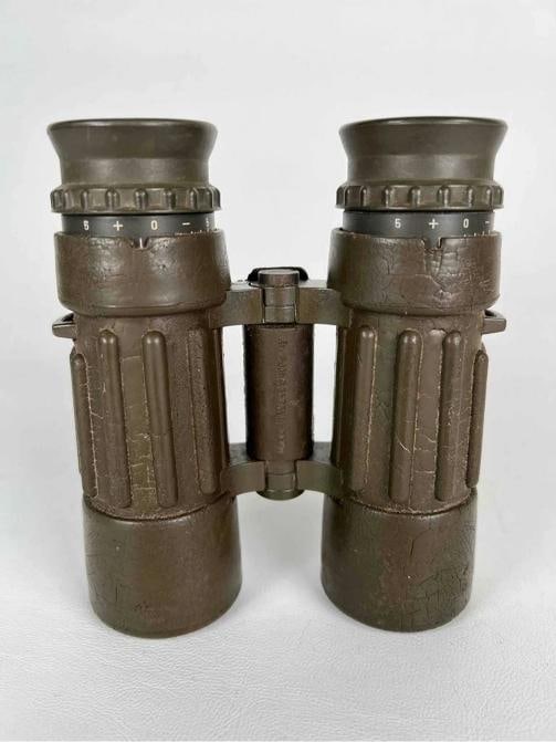 Vintage Carl Zeiss Dialyt 8x30B Army Olive Green Rubber Binoculars West Germany - 6