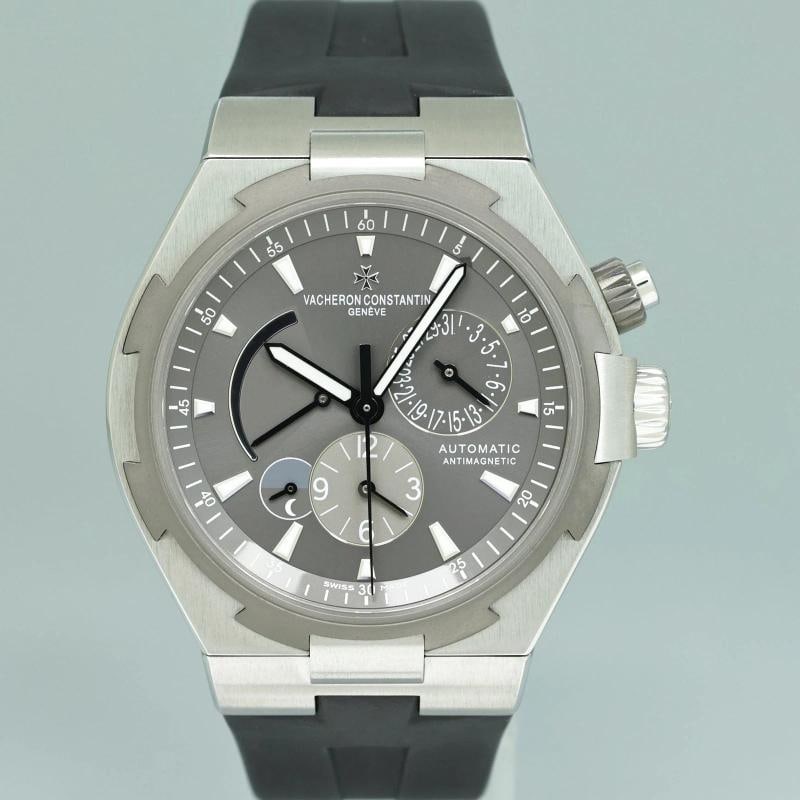 MINT 2016 PAPERS Vacheron Constantin Overseas 47450 Grey Titanium Dual Time - 2