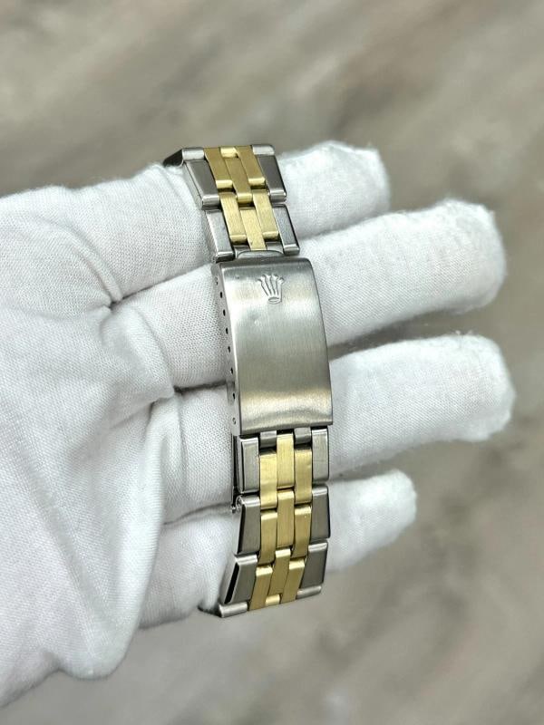 Vintage Rolex Datejust 36 1630 Rare Bird 36mm Champagne 14K Yellow Gold Steel - 4